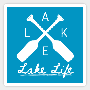 Lake Life Paddles Magnet